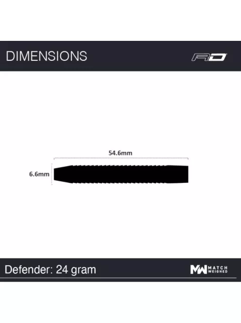 Dart set Red Dragon steel Defender 2 - 24g