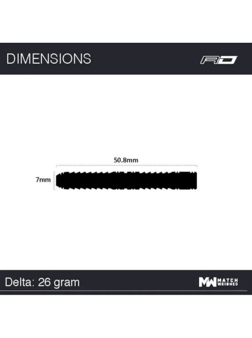 Dart szett Red Dragon steel Delta 1., 26g