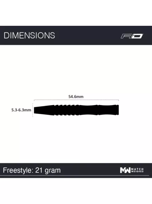 Dart set Red Dragon steel Freestyle 21g
