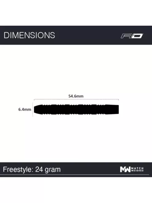 Dart set Red Dragon steel Freestyle 24g