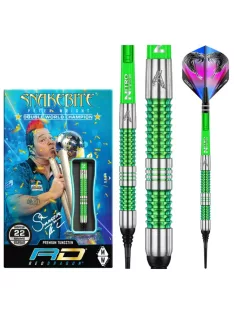   DART SET RED DRAGON SOFT PETER WRIGHT SNAKEBITE MAMBA, 90% 22G