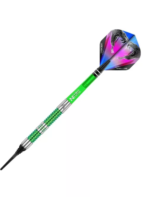 DART SET RED DRAGON SOFT PETER WRIGHT SNAKEBITE MAMBA, 90% 22G