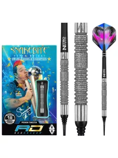   Dart set Red Dragon soft Peter Wright Snakebite Euro 11 Element, 85% tungsten, 18g