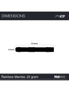 Dart szett Red Dragon steel Peter Wright Snakebite Rainbow Mamba 22g 90% 