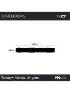 Dart szett Red Dragon steel Peter Wright Snakebite Rainbow Mamba 24g 90% 