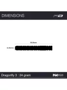 Dart set Red Dragon steel Dragonfly 3 -24g