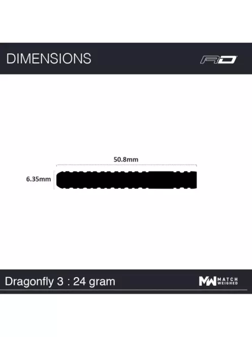 Dart set Red Dragon steel Dragonfly 3 -24g