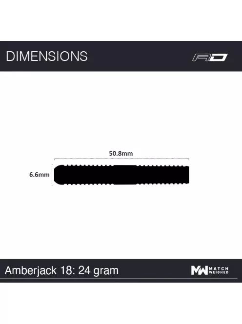 Dart set Red Dragon steel Amberjack 18 - 24g