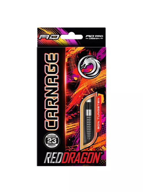 Dart set Red Dragon steel Carnage 3 90% tungsten, 23g