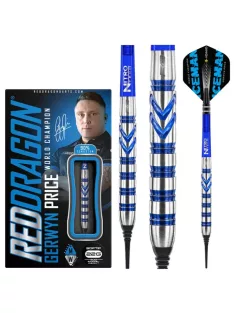 DART SET RED DRAGON SOFT GERWYN PRICE BLUE ORIGINALS 20 GRAM