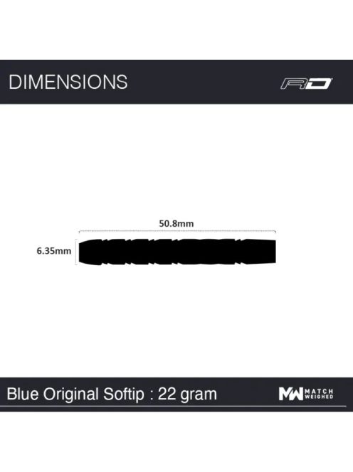 DART SZETT RED DRAGON SOFT GERWYN PRICE BLUE ORIGINALS 20g