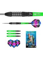 Dart szett Red Dragon steel Peter Wright Black strike 24g 90%
