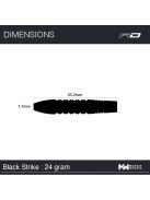 Dart szett Red Dragon steel Peter Wright Black strike 24g 90%