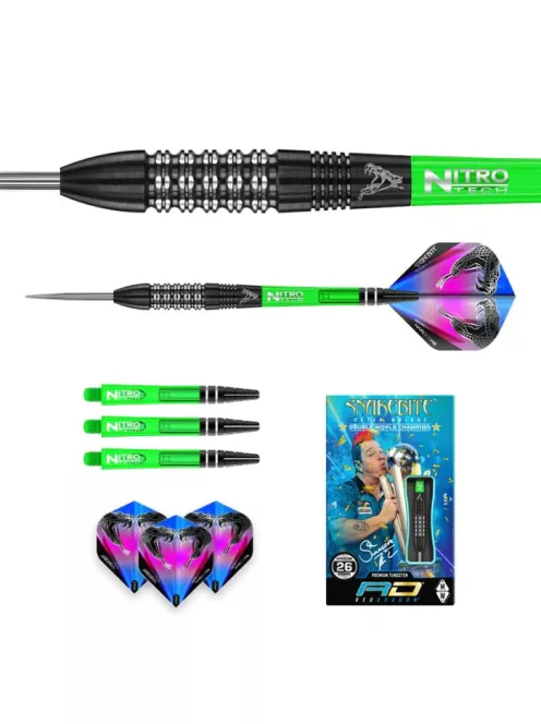 Dart set Red Dragon Peter Wright Black Strike 26g