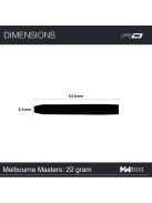 Dart szett Red Dragon steel Peter Wright Melbourne Masters 22g 90%