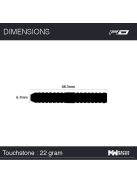 Red Dragon Touchstone steel darts 22g 90% 