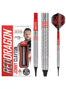 DART SZETT SOFT RED DRAGON JONNY CLAYTON 20g 90% 