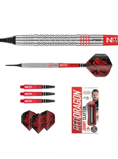 DART SZETT SOFT RED DRAGON JONNY CLAYTON 20g 90% 