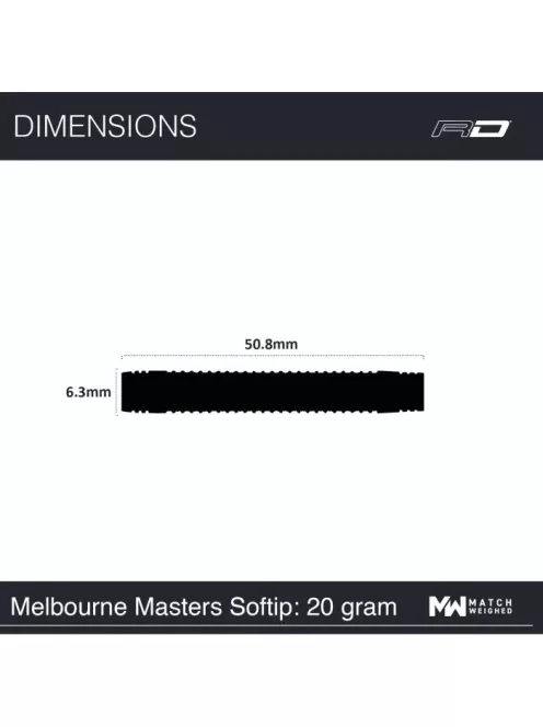 DART SOFT Red Dragon SOFT PETER WRIGHT MELBOURNE MASTERS 90% WOLFRAM 20g