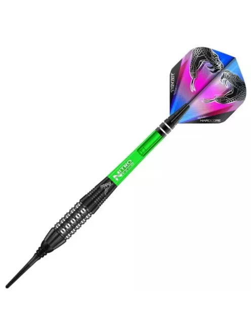 DART SET RED DRAGON SOFT PETER WRIGHT, SNAKEBITE BLACK STRIKE 90% WOLFRAM, 20G