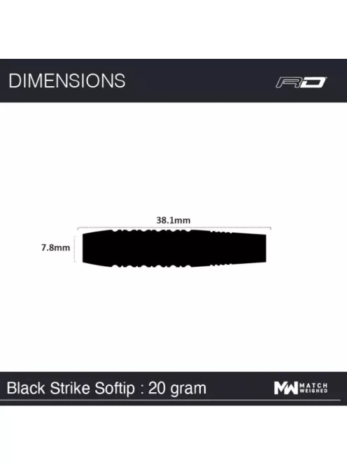 DART SET RED DRAGON SOFT PETER WRIGHT, SNAKEBITE BLACK STRIKE 90% WOLFRAM, 20G