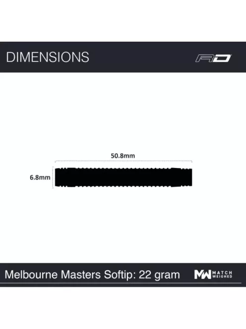 Dart soft Red Dragon soft Peter Wright Melbourne Masters 90% tungsten 22g