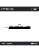 DART SET RED DRAGON SOFT DELTA 1 - 20G