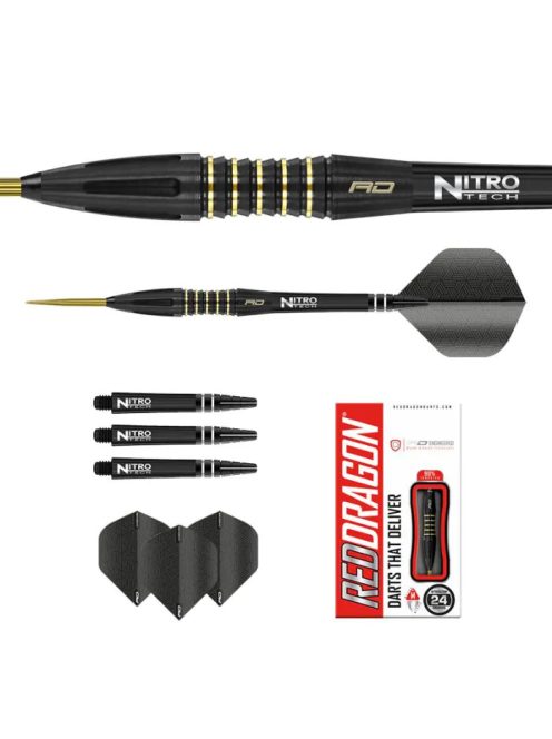 Red Dragon Clarion Black steel darts 24g 90% 