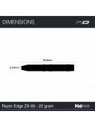 Dart szett Red Dragon steel Razor Edge ZX-95 22g