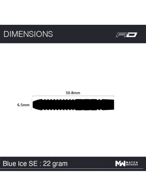 Red Dragon Gerwyn Price Blue Ice SE steel darts 22g 90% 