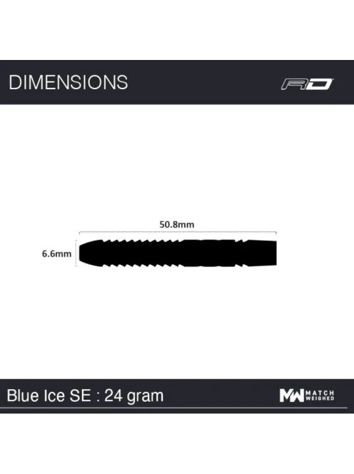 Red Dragon Gerwyn Price Blue Ice SE steel darts 24g 90% 