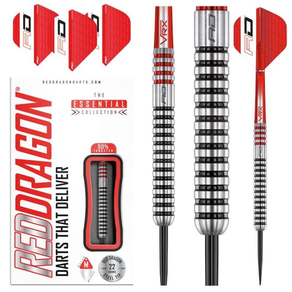 Red Dragon GT3'S 22gram 90% steel darts