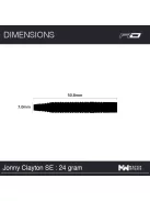 Red Dragon Jonny Clayton SE 24gram 90% steel darts