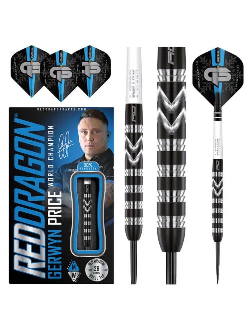 Dart szett Red Dragon steel Gerwyn Price World Champion 26g, 90% 