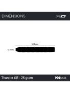 Dart szett Red Dragon steel Gerwyn Price Thunder Special Edition, 25g, 90%