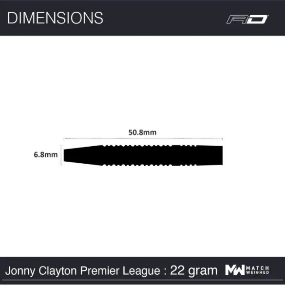 Red Dragon Jonny Clayton Premier League 22gr 90% wolfram