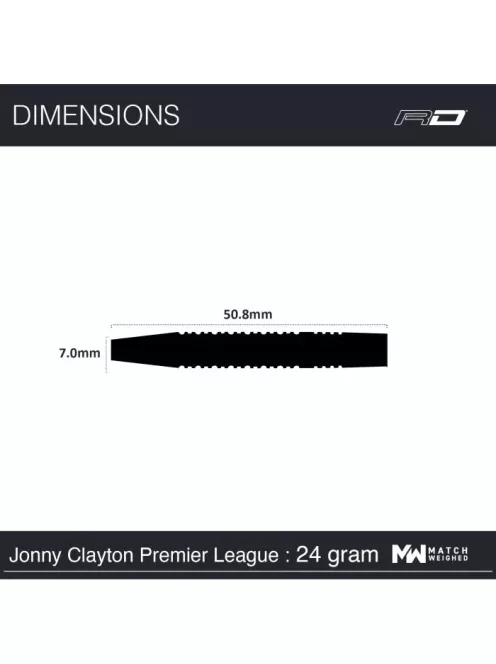 Red Dragon Jonny Clayton Premier League 24gr 90% tungsten