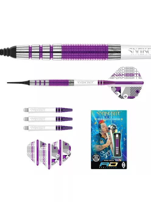 DART SET Red Dragon SOFT PETER WRIGHT PL15 MEDUSA, 20G, 90% WOLFRAM