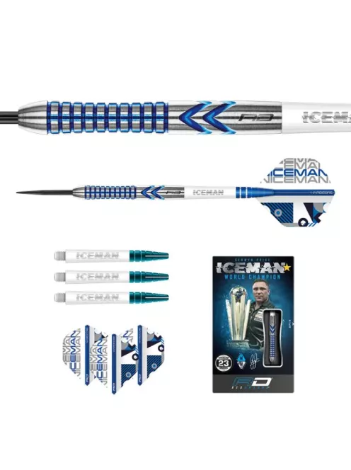 Dart set Red Dragon steel Gerwyn Price Iceman Contour, 23g, 90% wofram