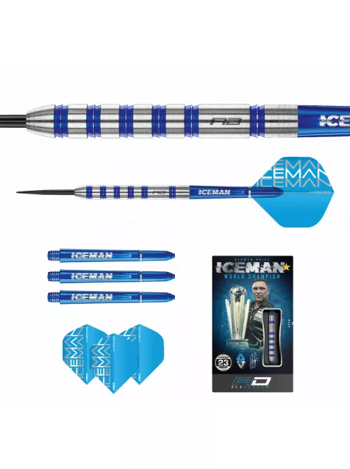 Dart set Red Dragon steel Gerwyn Price Iceman Challenger, 23g, 85% tungsten