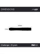 Dart set Red Dragon steel Gerwyn Price Iceman Challenger, 23g, 85% tungsten