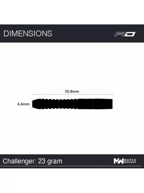 Dart set Red Dragon steel Gerwyn Price Iceman Challenger, 23g, 85% tungsten