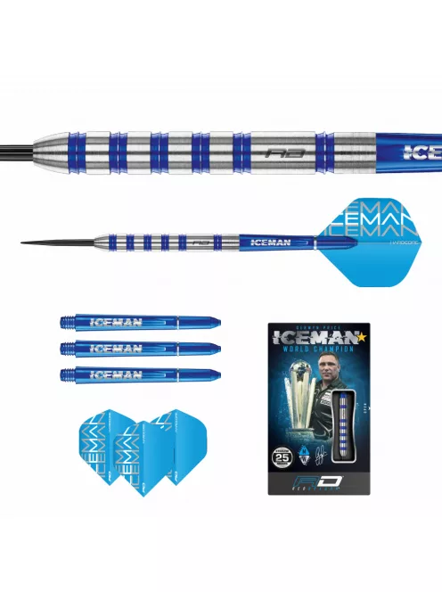 Dart set Red Dragon steel Gerwyn Price Iceman Challenger, 25g, 85% tungsten