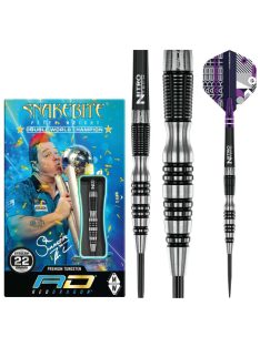   Dart szett Red Dragon steel Peter Wright Snakebite Black Racer, 22g, 90%