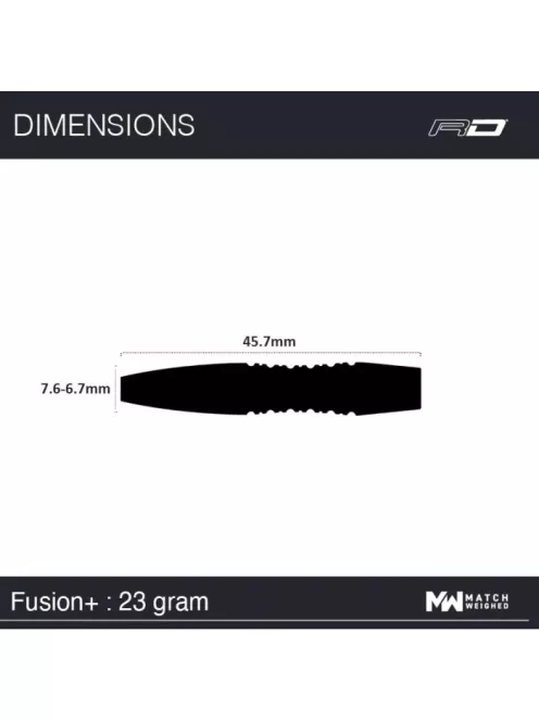 Dart set Red Dragon steel Fusion Plus 90% 23g