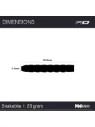 DART SET Red Dragon PETER WRIGHT SNAKEBITE 1-23G