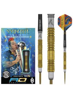   DART SZETT RED DRAGON STEEL PETER WRIGHT DOUBLE WORLD CHAMPION GOLD PLUS 20g, 90% 