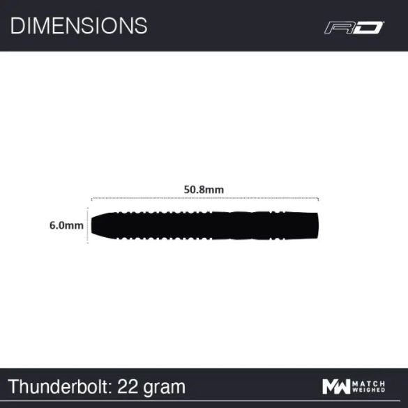 DART SET Red Dragon STEEL Thunderbolt 2022 steel 22G 90% WOLFRAM