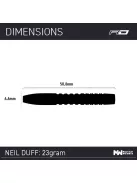 DART SET Red Dragon Neil Duff 2022 23G 90% WOLFRAM