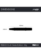 DART SZETT STEEL RED DRAGON JONNY CLAYTON OXIDE EDITION, 23g 90% gravírozott